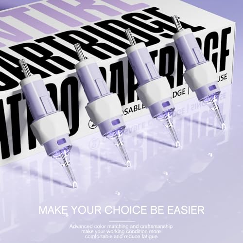 Pro Tattoo Cartridge Needles #10 20Pcs 0.3mm Round Liner Disposable Needles