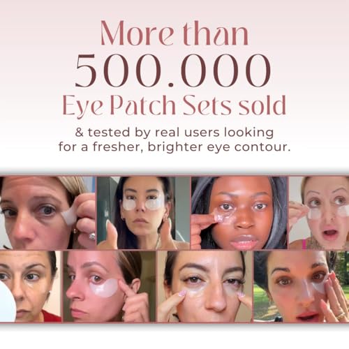 InstaFirm Eye Patches ? Under Eye Mask for Puffiness and Dark Circles ? Topicals Eye Treatment for Women & Men ? Eye Bags Solution ? Hydrating Eye Masks for Health and Beauty (32 pairs)