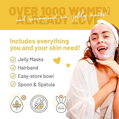 BRÜUN Peel-Off Jelly Face Mask Set with 5 Treatments - Black Gold, Red Gold, White Gold, 24k Gold & Hyaluronic Acid