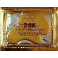 AICHUN BEAUTY 100 Pairs Crystal 24K Gold Powder Gel Collagen Eyes Masks Sheet Patch Anti Ageing Remove Bags Dark Circles & Puffiness Skin Care Anti Wrinkle Moisturising Hydrating