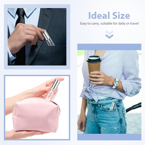 Yinder 25pcs 15ml Refillable Perfume Spray Bottles Silver - Travel & Cosmetic Containers