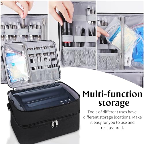 Tattoo Carrying Case Organizer Bag for Tattoo Machines & Tools - Durable, Portable