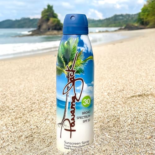 Continuous Spray Sunscreen - SPF 30, Broad Spectrum UVA/UVB Protection, PABA, Paraben, Gluten & Cruelty Free, Water Resistant (80 Minutes), 5.5 OZ