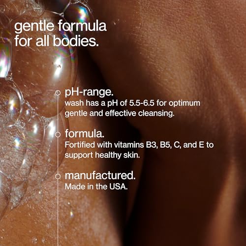 Fragrance-Free Maude Wash No. 0 - Unscented pH Balanced Body Wash & Bubble Bath with Niacinamide