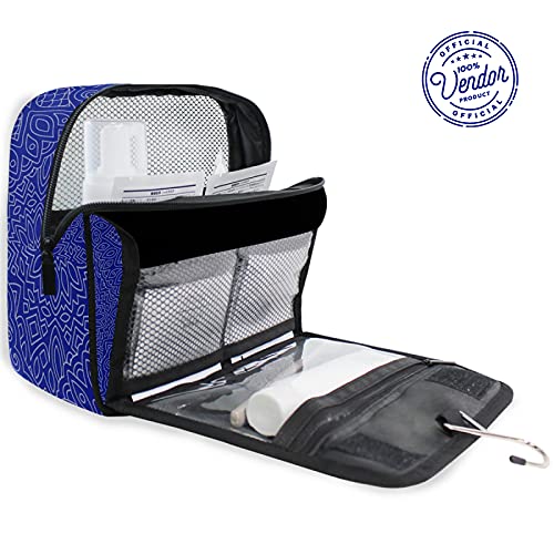 Bad Bananas Zeta Phi Beta Travel Toiletry Organizer Bag Hanging Octagons
