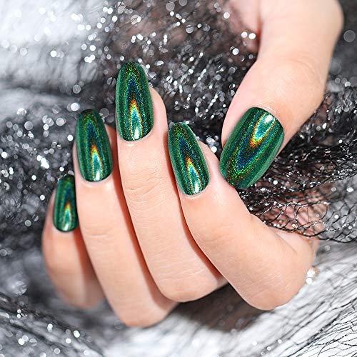Multicolor Chrome Nail Powder Set - 36 Jars Metallic Mirror & Holographic Effect
