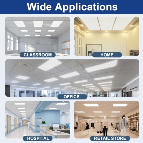 Pushglossy 4-Pack Fluorescent Light Covers 23.75 x 47.75 inches Milky White