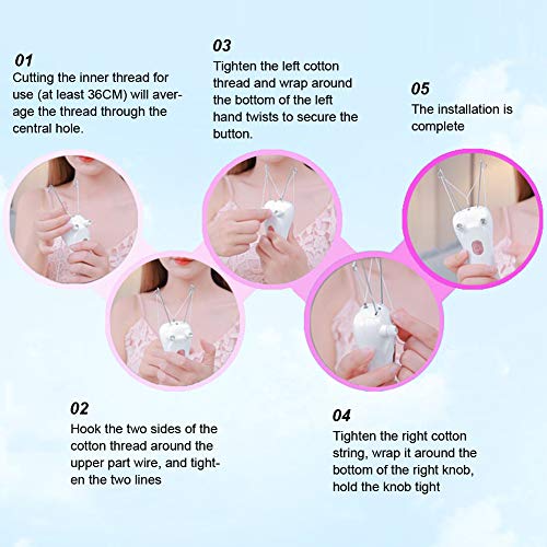 Electric Face & Eyebrow Threading Epilator for Women - USB Rechargeable Hair Removal Device
