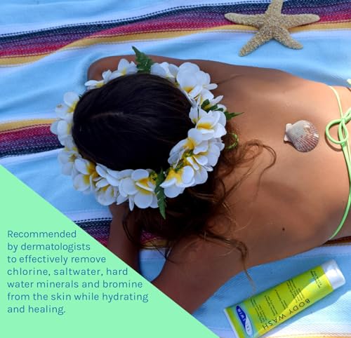Hydrating Chlorine Removal Body Wash - Pack of 4, 8.5 Fl Oz, for Swimmers & Athletes