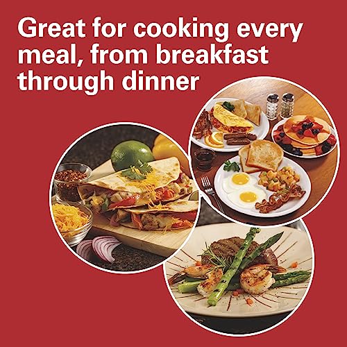 Hamilton Beach 3-in-1 Electric Indoor Grill and Griddle with Adjustable Temperature
