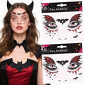 4 Sheets Leopard Print Temporary Tattoos Cheetah Cat Leopard Full Face Tattoos Stickers Halloween Costume Makeup Accessories For Halloween Animal Costume Party Supplies