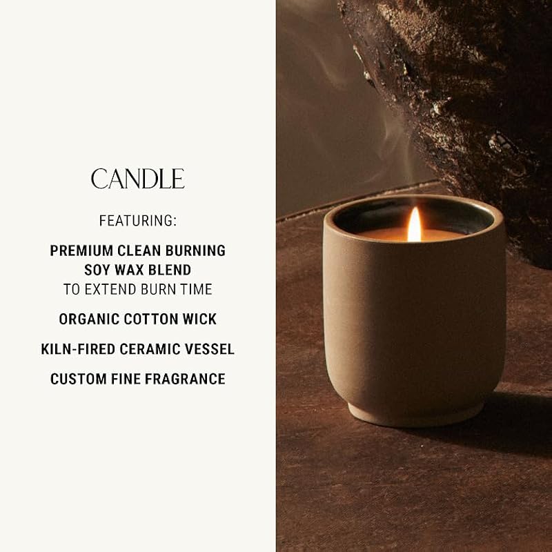 Luxury Scented Candle Cipres Mint 8 oz - Home Fragrance & Decor