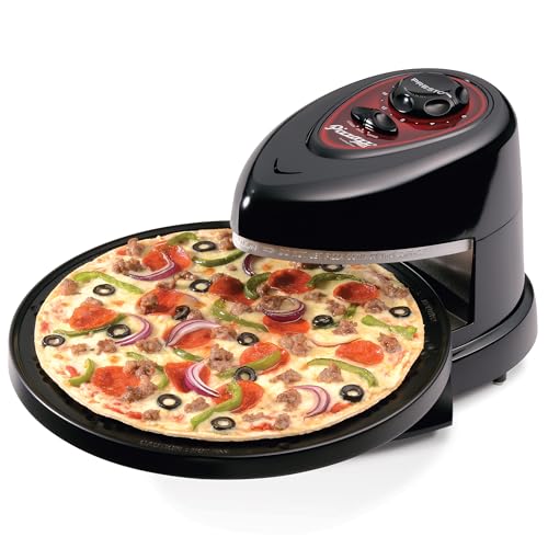 Presto Pizzazz Plus Rotating Pizza Oven - Black Countertop Toaster Oven
