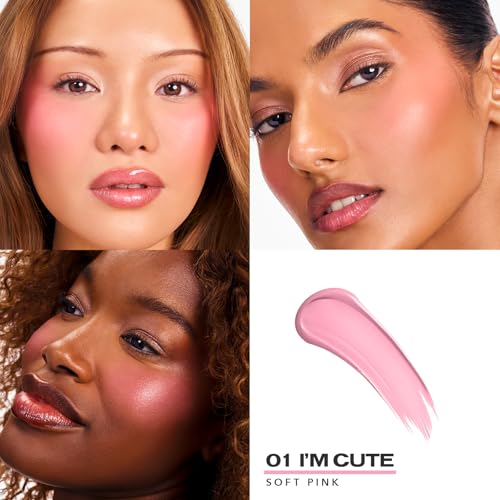 Sacheu Doll Face Bundle ? High Pigment, Buildable, Long Lasting Luminous Glow in a Lightweight, Dewy Finish ? Includes Lip Liner, Lip Elixir, & Cheek STAY-N