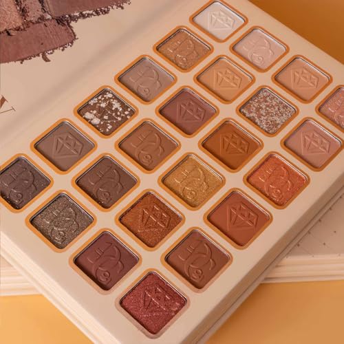 43-Color Makeup Palette with Eyeshadow, Highlighter, Blush & Contour - Book-Style Portable Set