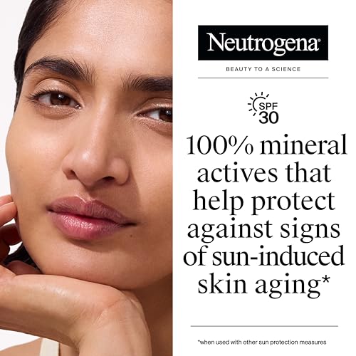 Mineral Tinted Sunscreen SPF 30 for Face - Dewy, Light, Water-Resistant