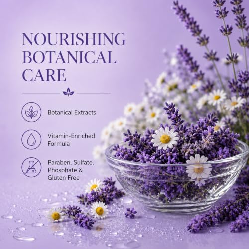 Ginger Lily Farms Lavender Chamomile Moisturizing Shampoo 12oz Pack of 6 - All Hair Types
