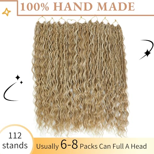 SOKU Goddess Box Braids Crochet Hair 24 Inch - Honey & Platinum Blonde Variation P27/613