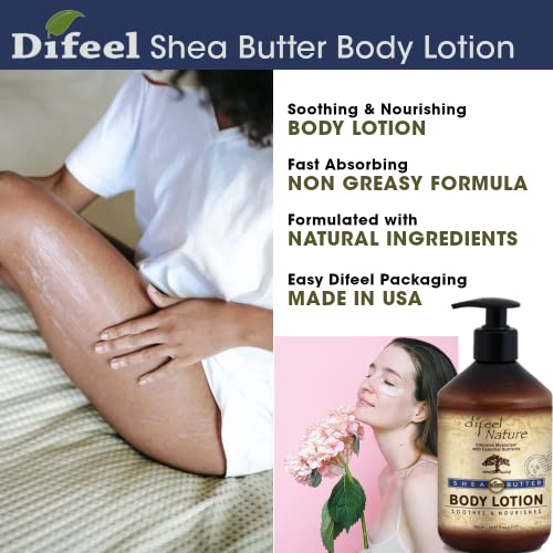 Difeel Organic Shea Butter Moisturizing Body Lotion