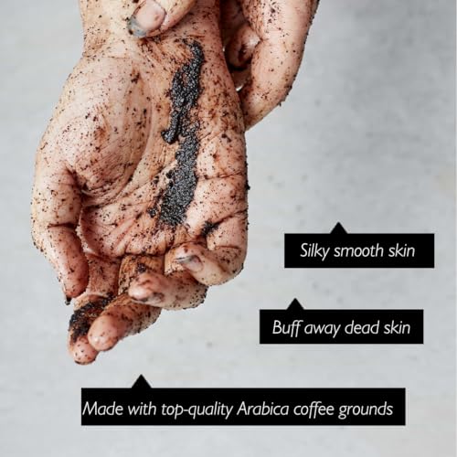 Exfoliating Coffee Body Scrub with Peppermint & Sea Salt - Vegan 220ml