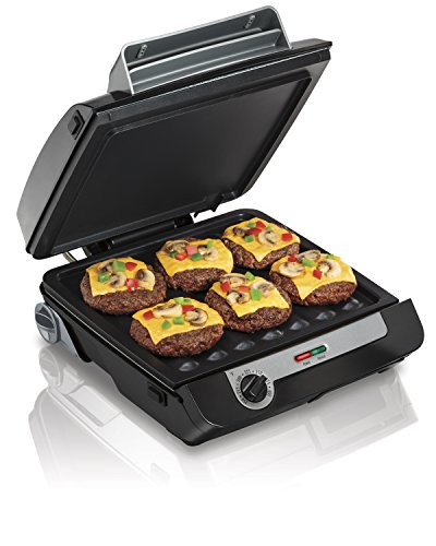 Hamilton Beach 4-in-1 Electric Indoor Grill & Griddle Combo 4-in-1