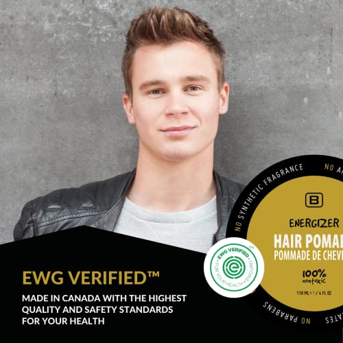 Vegan Hair Pomade - Medium Hold Matte Finish, Cruelty-Free Styling Product