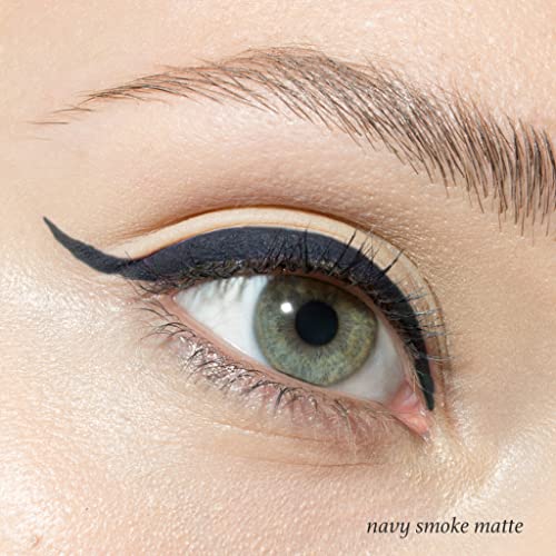 Longwear Gel Eyeliner Pencil Navy Smoke with Sharpener - Transfer-Proof & High Performance