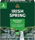 Irish Spring Deodorant Bar Soap Original 3.75 oz Pack of 8