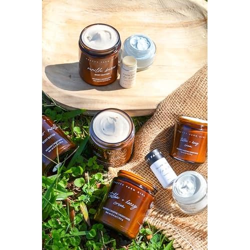 Pretty farm girl Vanilla Bean + Tallow Body Butter - Nourish, Sooth, and Moisturize - Lightly Whipped - All Skin Types - Full Body Use - Vanilla Scent, 5.4oz