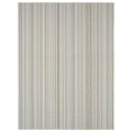 Carnival Stripe Non-Slip Recycled Area Rug 7x12 Feet - Earth Tones, Modern
