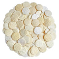 108 Pack Natural Loofah Sponge Exfoliating Face Pads - Facial Body Scrubbers Pad - When Bath Shower and Spa - Loofa Sponges Brush Scrub - Bulk Loofahs Scrubber - Cleansing Skin for Women and Men