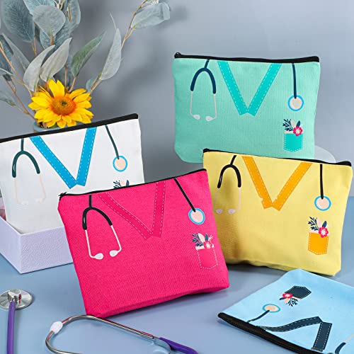 20 Pcs Nurse Cosmetic Bags with Zipper - Appreciation Gifts for Nurses