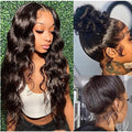 360 Lace Front Wig Human Hair 20 Inch Body Wave Full Lace Wigs Black Variation of THIS listing