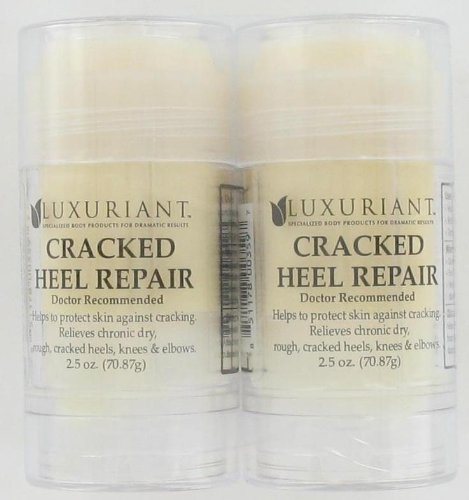 Luxuriant Cracked Heel Repair Stick Twin Pack - Made in USA, 2.3 oz Each (Variation 2)