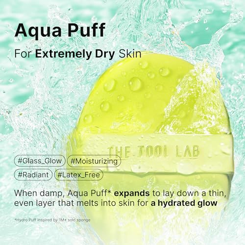 4P Makeup Sponge Set - Oval Liquid Foundation Cushions for Hydrating & Smooth Finish