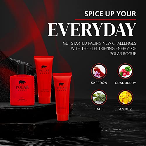 Polar Rouge Set Perfume for Men Gift Set - Inspired by Premium Cologne 100ml x3