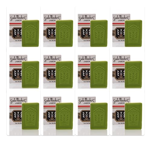 Siete Machos URANIA 3.17 oz. Bar Soap - Pack of 12, Energizing Personal Care