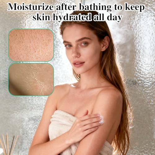 Hyaluronic Acid Body Serum for Dry Skin with Red Algae Extract - Long-Lasting Moisturizer for Men & Women
