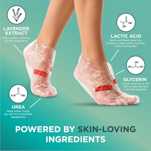 Foot Peel Mask 4 Pairs - Exfoliating Foot Peeling Socks for Smooth Feet - Regular / Original