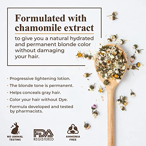 Intea Chamomile Blonde Hair Lightener Spray 3.4oz - Gentle Natural Highlights, No Ammonia or Parabens, Pack of 1