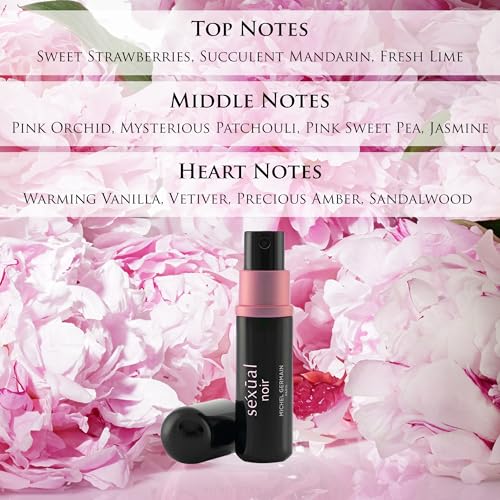 Michel Germain Sexual Noir Eau de Parfum Spray 0.15 Fl Oz – Long-Lasting, Warm Floral Fragrance Gift for Her