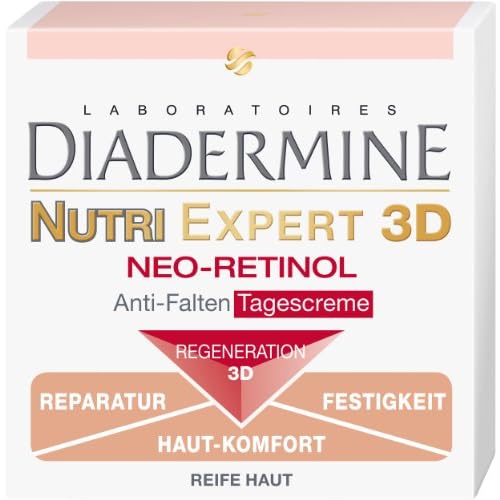 Genuine German Diadermine Nutri Expert Regeneration 3D Neo-Retinol Anti-Wrinkle Day Care Cream 1.69fl. oz. - 50ml