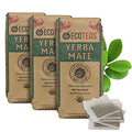 ECOTEAS Organic Yerba Mate Tea Bags Unsmoked - 100 Count Pack of 3