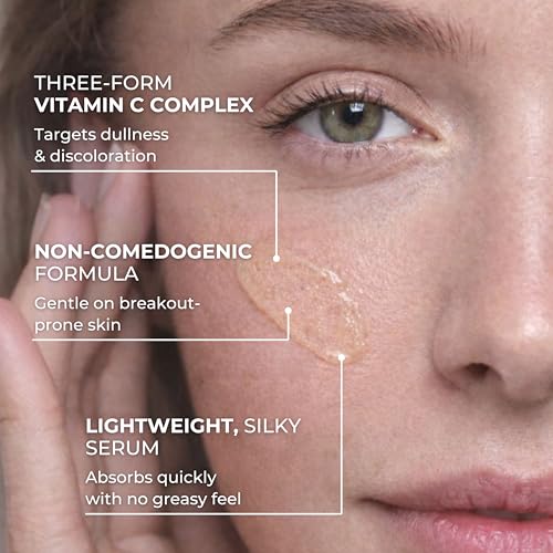 Ultra Hydrating Vitamin C Serum for Face with Peptides, 3X Hyaluronic Acid, and Niacinamide ? For Sensitive Skin and Anti-Aging ? Brightens, Firms & Hydrates ? All-in-One Formula ? 1 oz