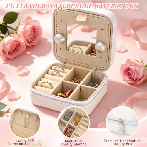 White Bridal Shower Gifts Set for Bride To Be 7Pcs Wedding Gift Box - Elegant & Practical