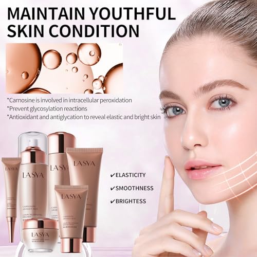 Revitalizing Skin Care Set, 6Pcs Anti Aging Face Care Sets for Women, Firming Skin, Shrink Pores, Smooth Wrinkles, Hydrating Skin Care Set