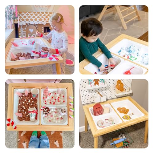 Toddler Sensory Play Table with Storage Bins for Sand & Water - 3 to 5 Years