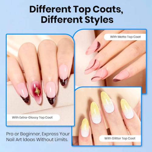 Beetles Gel Polish Nail Prep Dehydrator & Primer Set O-Clear-6 - Hema-Free, Nourishing Base & Top Coat for Long-Lasting Nails