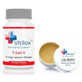 Vitiligo Vitilox¢ç Lip Balm and T-Cell-V Immune Therapy Capsules