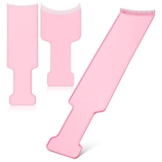 Beavorty 3 Pcs Balayage Boards Hair Coloring Board Highlighting Comb Hair Dye Kit Hair Highlighting Kit Long Board Coloring Set for Home Salon